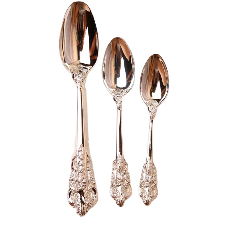 gold plated 72pcs cutlery outdoorset cutlery set 24pcs spoons and forks stainless steel Set Wedding cutlery set