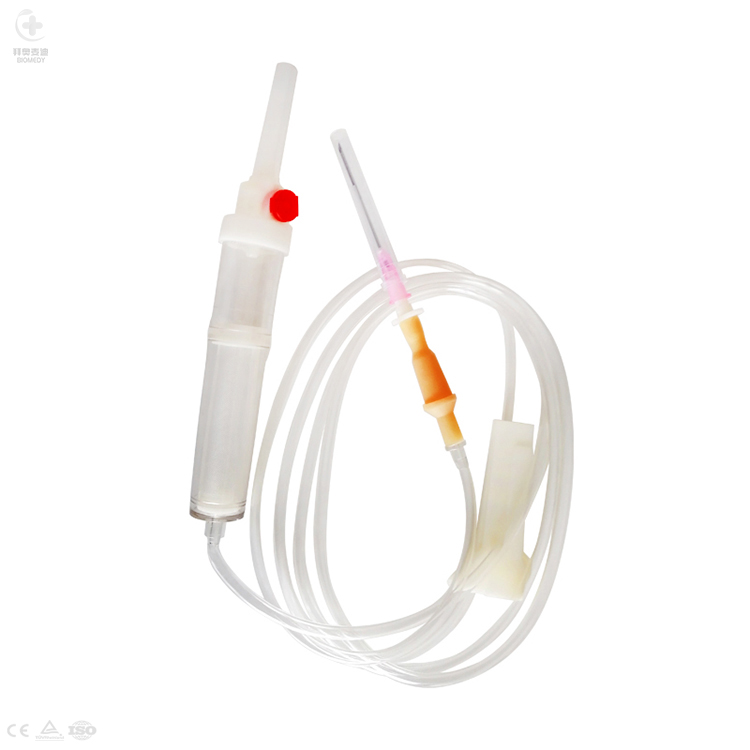 Manufacturer Lowest Price Medical Blood Transfusion Set Blood Tubing Set with CE ISO Disposable Blood Giving Sets