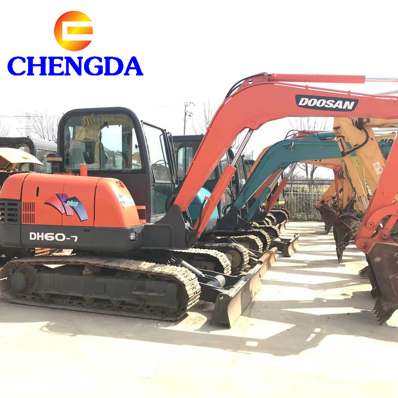 Хорошая цена для гидравлического мини-экскаватора Doosan DH55 DH60