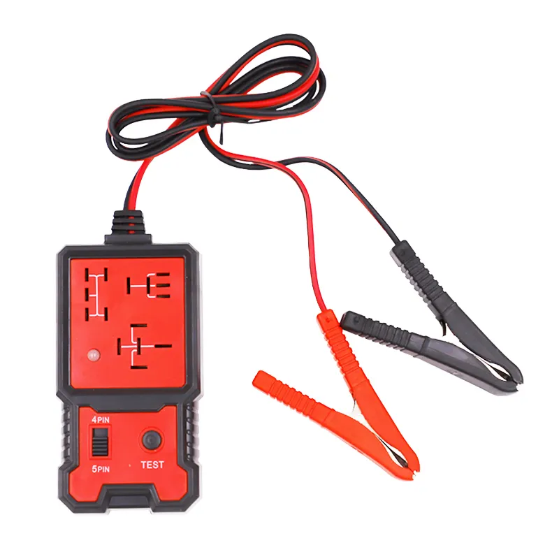 Hot sale 12V Auto Relay Diagnostic Tool Battery Checker Electronic Automotive Relay Tester with Clips