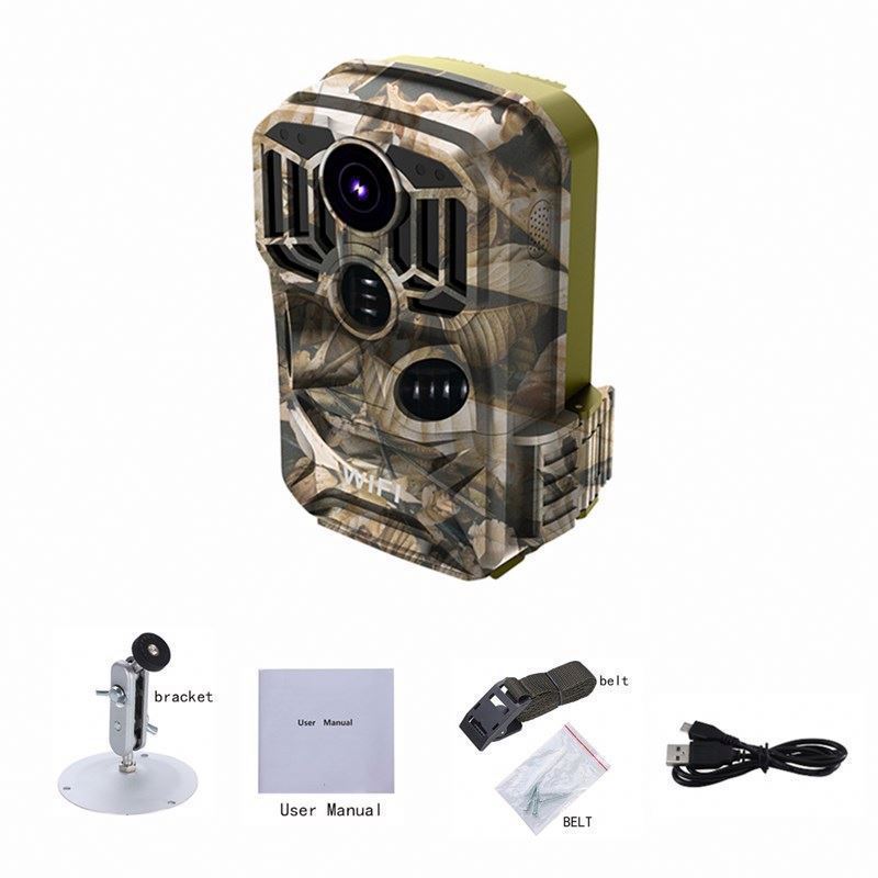 Outdoor HD wifi hunting camera night vision wireless solar infrared camera