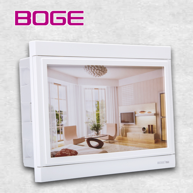 BOGE 13 Ways Power Flush Mounted MCB plastic base wall mounted distribution circuit breaker box