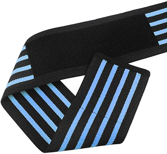 Компрессионная эластичность бандаж для колена Wrap Weightlifting Squat Fitness Strap