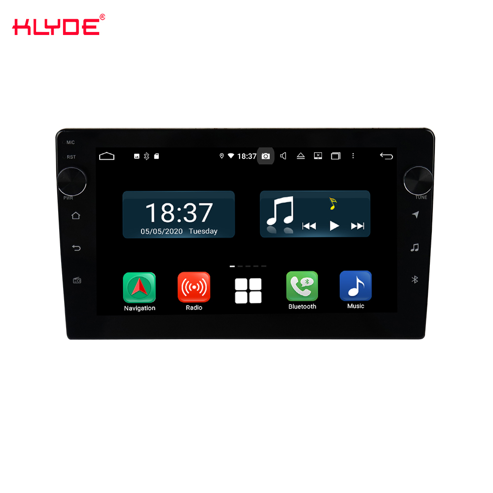 Автомобильная Мультимедийная система KLYDE, 9 дюймов, экран TP, Android 10,0, Восьмиядерный, OEM, автомобильный аудиоплеер с GPS, радио, универсальное головное устройство