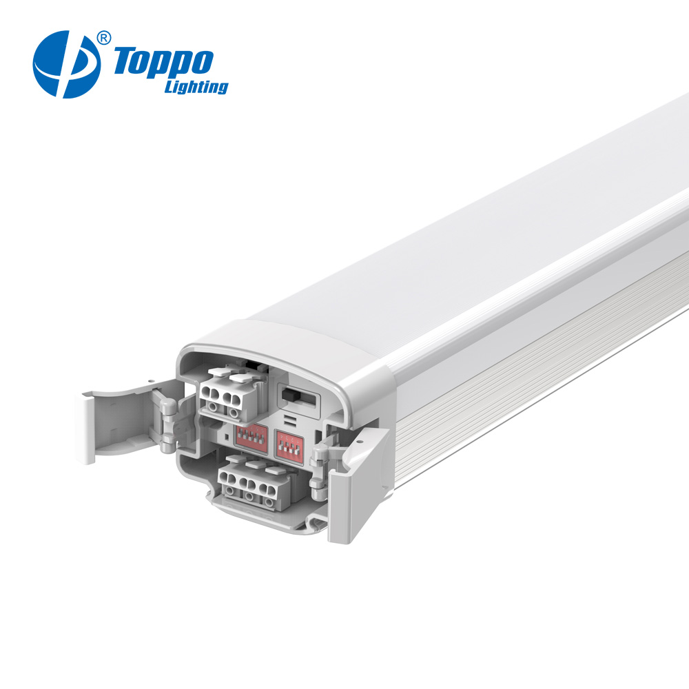Toppo Double Side Power 120CM Emergency Linear Triproof Light Industrial