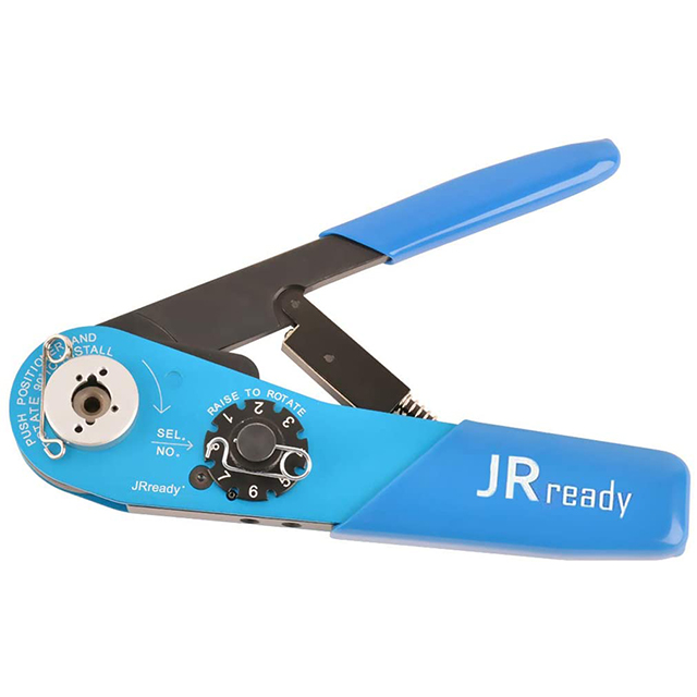 Jrready YJQ-W1A авиации жгут проводов ручной контакты щипцы миниатюрный Регулируемая обжимной инструмент для зачистки кабеля в сборе 20-32AWG