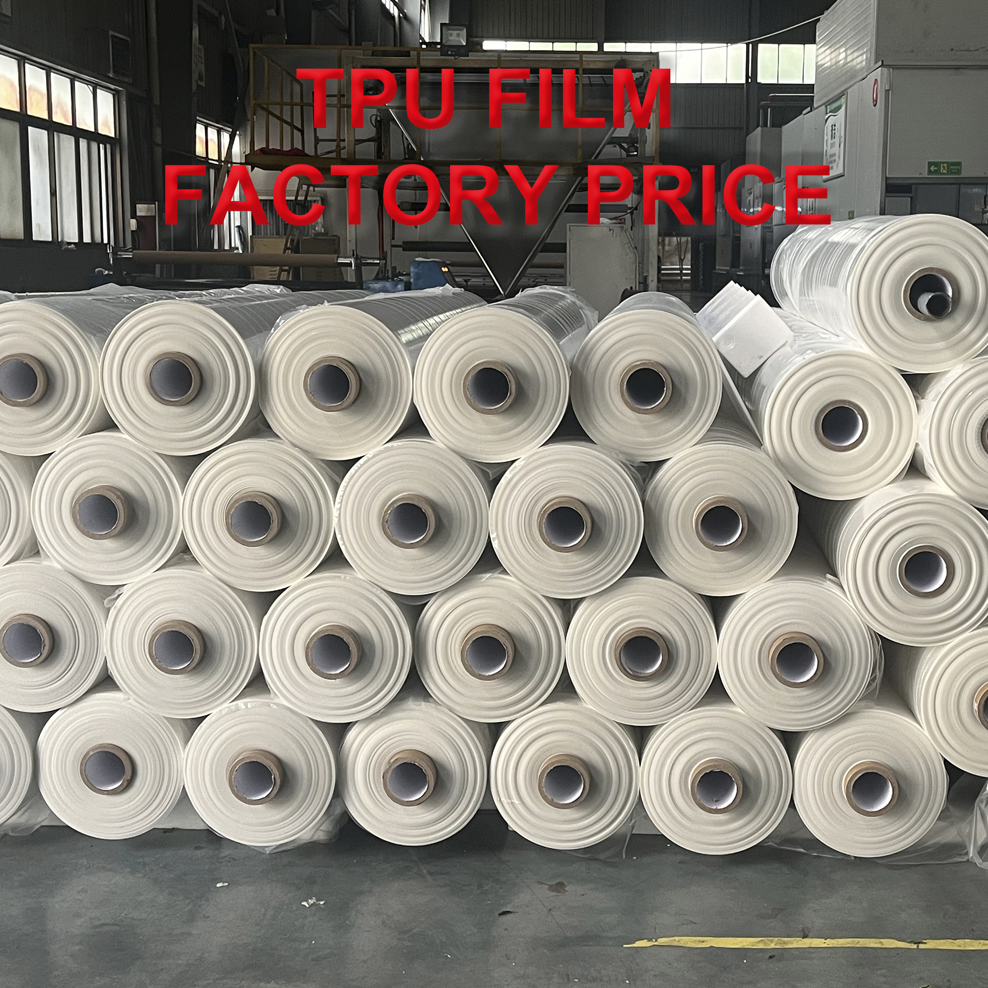 HUANLONG Factory TPU Wrap Film Fabric Fusion Film with Thermoplastic Polyurethane Waterproof Fabric TPU Film for Clothes