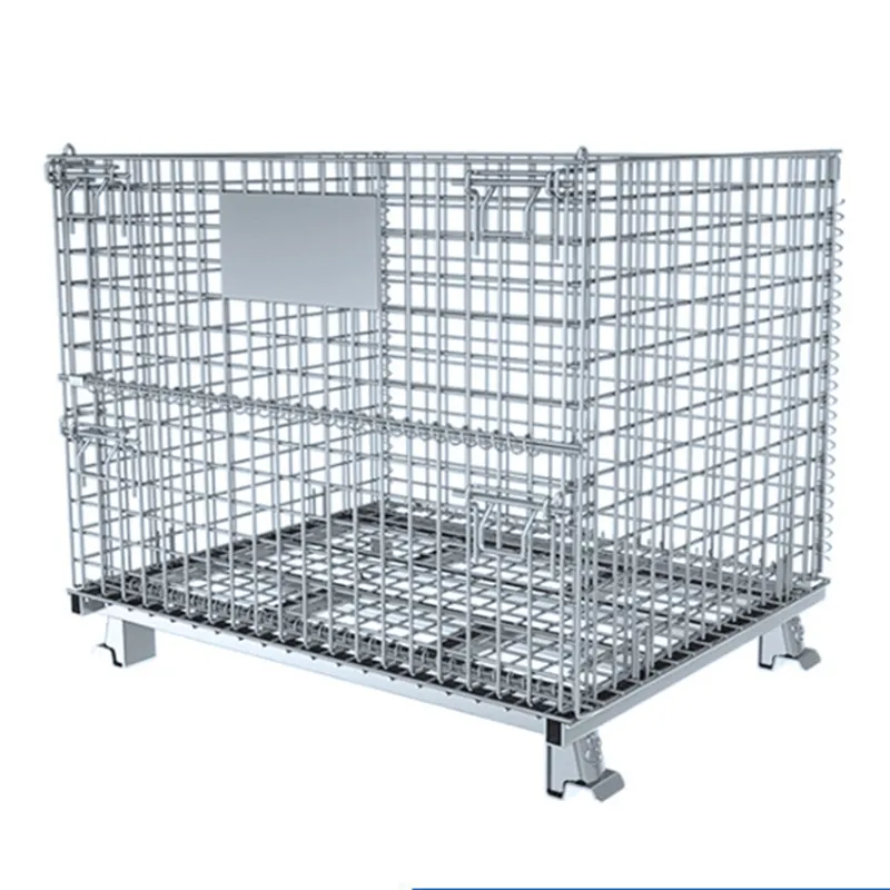 Standard Wire Crate Mesh Cage Demountable Container Storage Equipment Factory