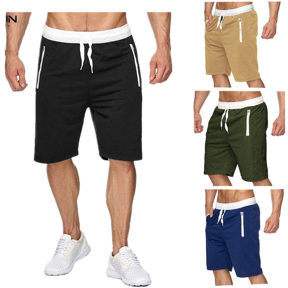 Whosale New Summer Men'S Beach Pants Casual Large Size 8 Colors Sports Pants Cotton Shorts For Men