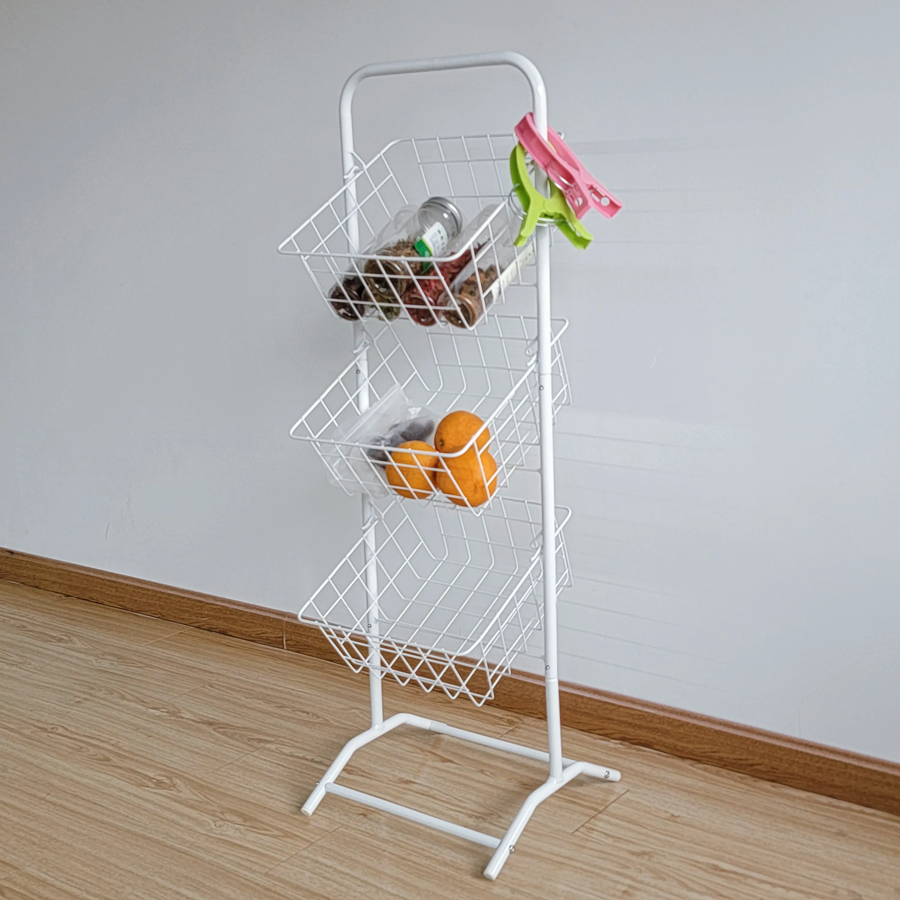 Kitchen Multi-layer Storage Rack Household Organizer Basket Multifunctional Sundries Fruit Vegetable Shelf
