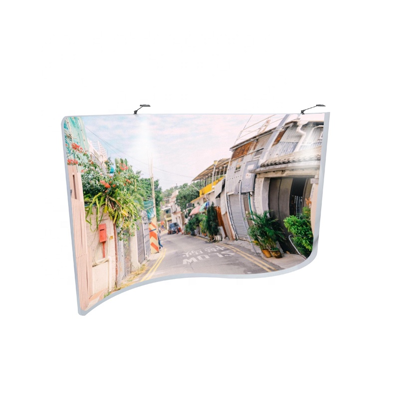 aluminum tension fabric banner stand wedding backdrop decoration