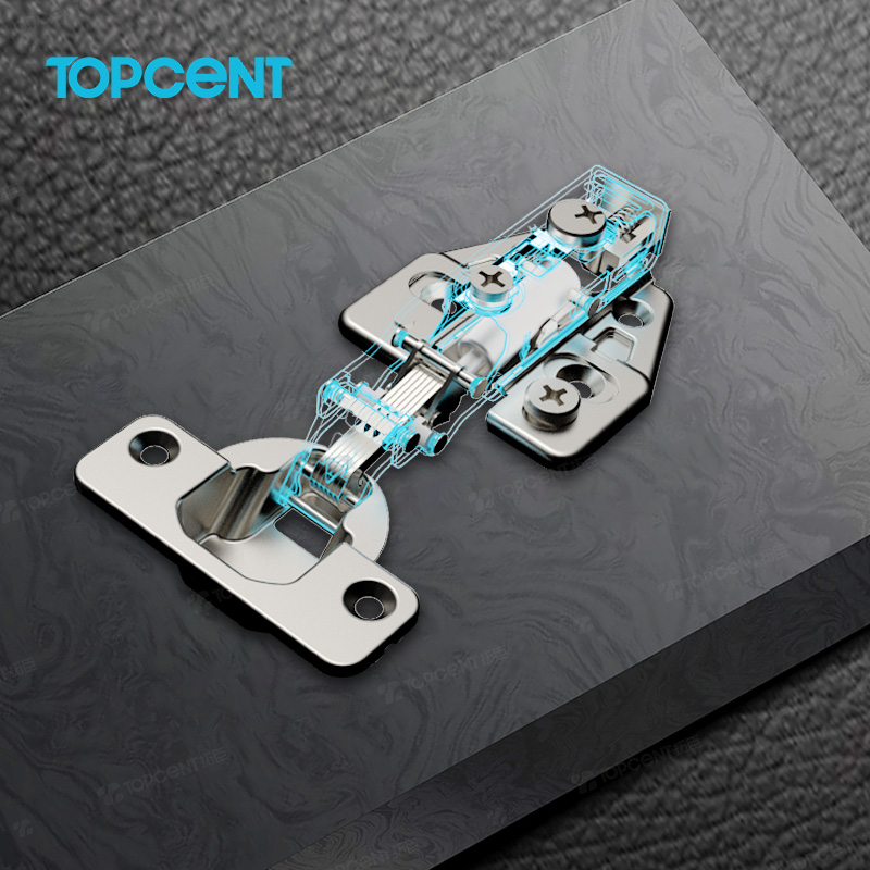 Topcent 3D Adjustable Furniture Hydraulic Soft Close Cabinet Concealed hinge For Furniture