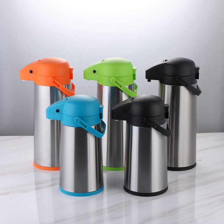 1.0L/1.9L Air pressure thermos Air pot Amazon hot selling coffee airpot