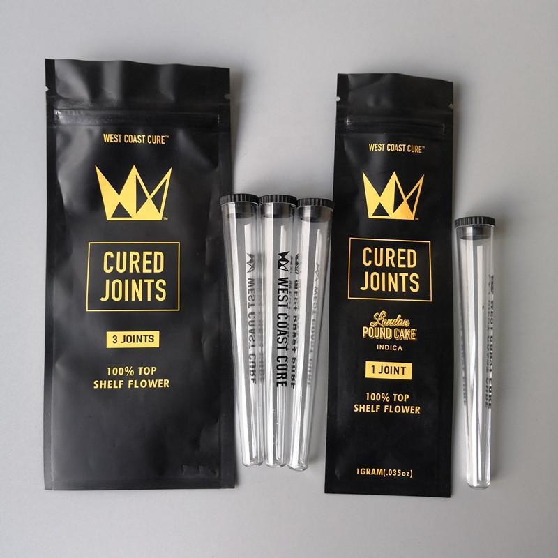 Сумка для сушки суставов West Coast + пластиковые трубки в упаковке 2020 Moonrock предварительная прокатка