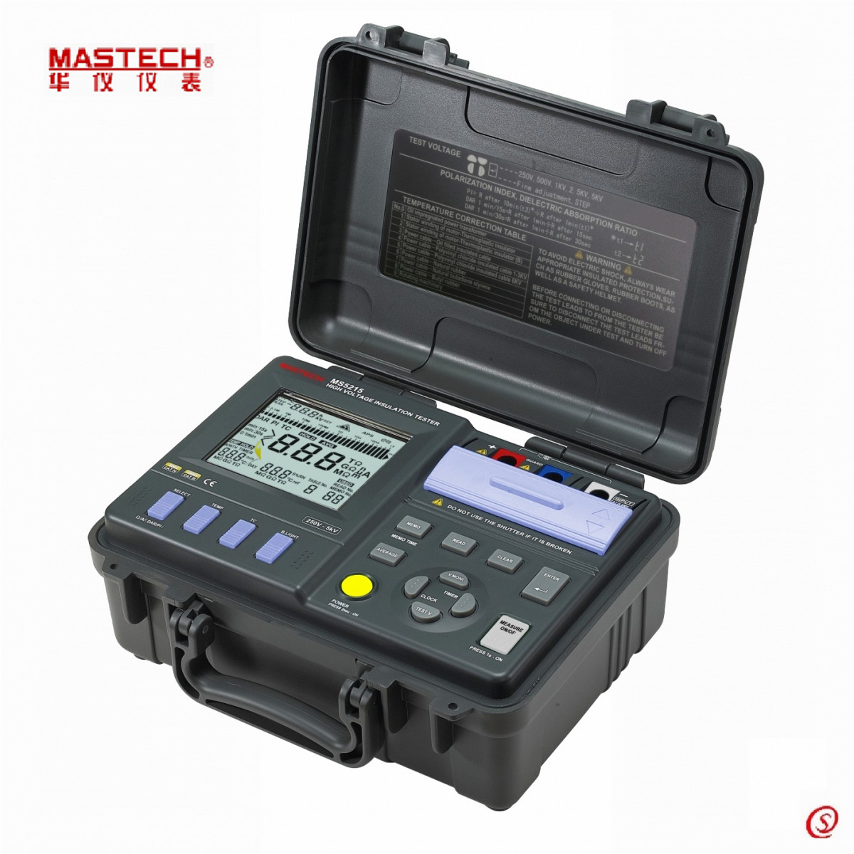 Высоковольтный цифровой тестер изоляции Mastech MS5215