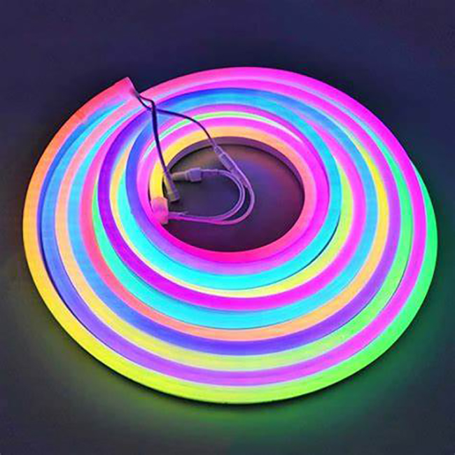 5 см cut SMD5050 RGB 2818 60 пикселей Адресуемая цветная светодиодная неоновая лента