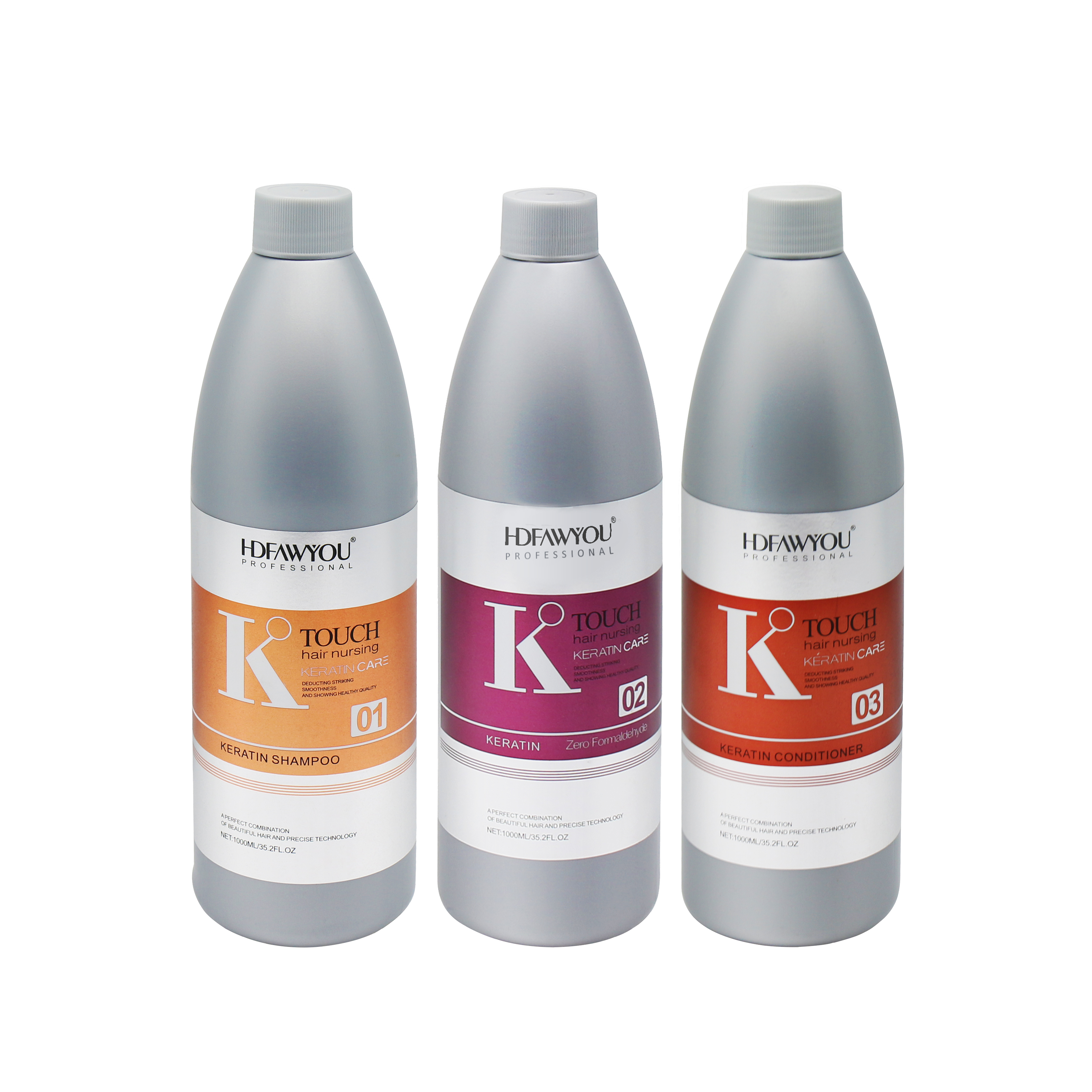 Helida KRCD003 Competitive Price Keratin Shampoo Conditioner For Damage Hair Keratin 1000ML hair treatment keratin
