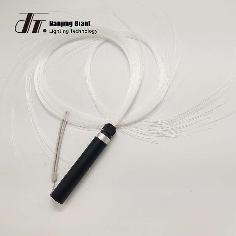 led fibre optic dancing pixel whip dance space whip
