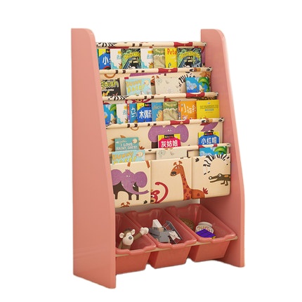 Popular Children's Storage Cabinet living room Furniture Rack Children's Bookshelf Toy Storage Shelf Bookshelf Children's Cabin