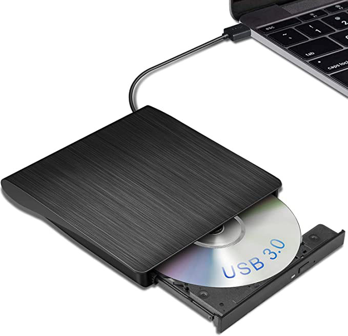 Новый внешний DVD-привод USB 3,0, портативный CD DVD RW привод, записывающее устройство, записывающее устройство, оптический плеер, совместимый с ноутбуком Windows 10