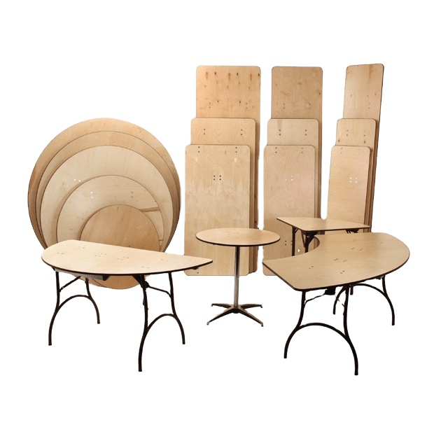 Sunzo wholesale hotel table wooden banquet table outdoor for event party