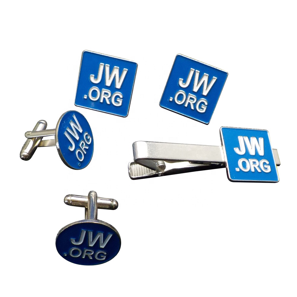 JW. Орг стандартные эмалевые мужские запонки для рубашки зажим для галстука