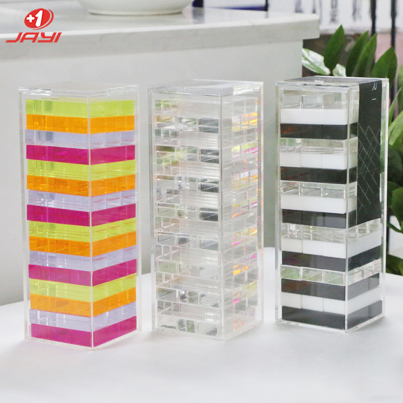 JAYI акриловая фабрика на заказ Роскошная Lucite jinga Классическая шахматная игра