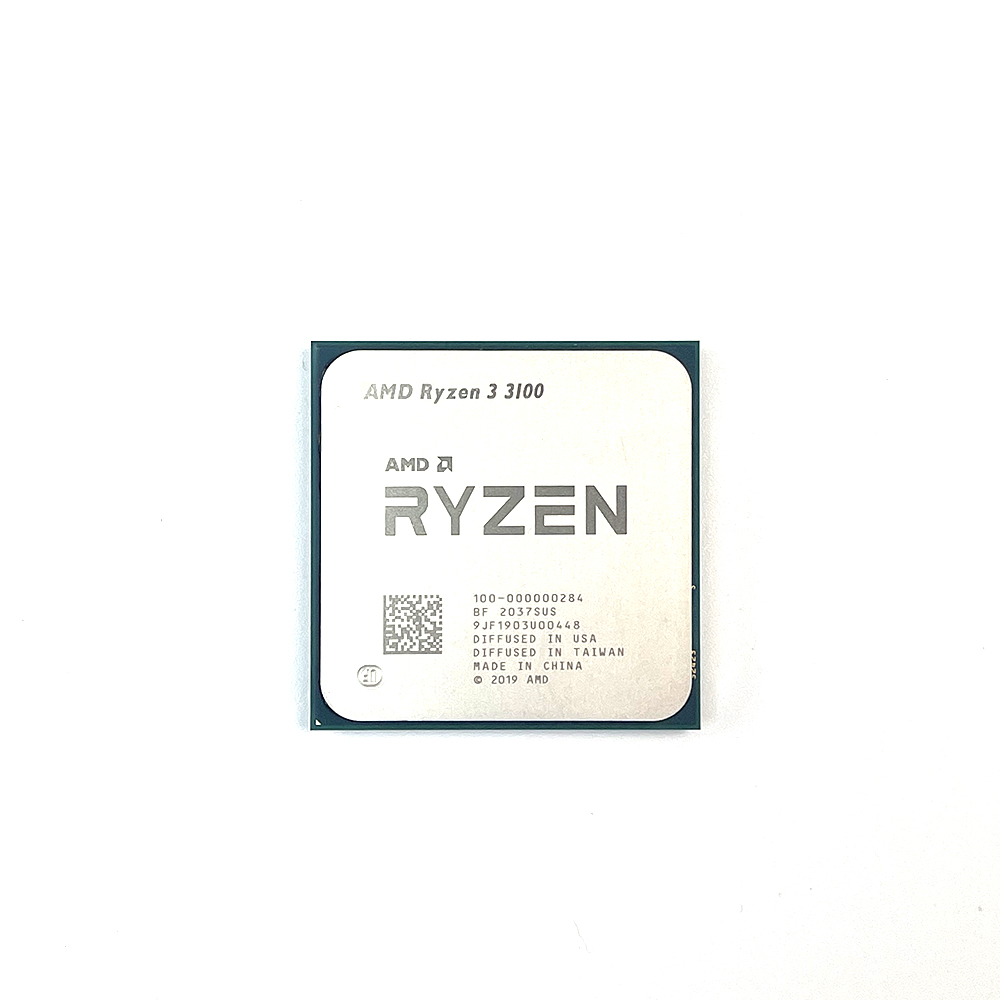 AMD Ryzen 3 3100 R3 3100 3,6 ГГц четырехъядерный восьмипоточный процессор 65 Вт L3 = 16M 100-000000284 разъем AM4 новый, но без кулера