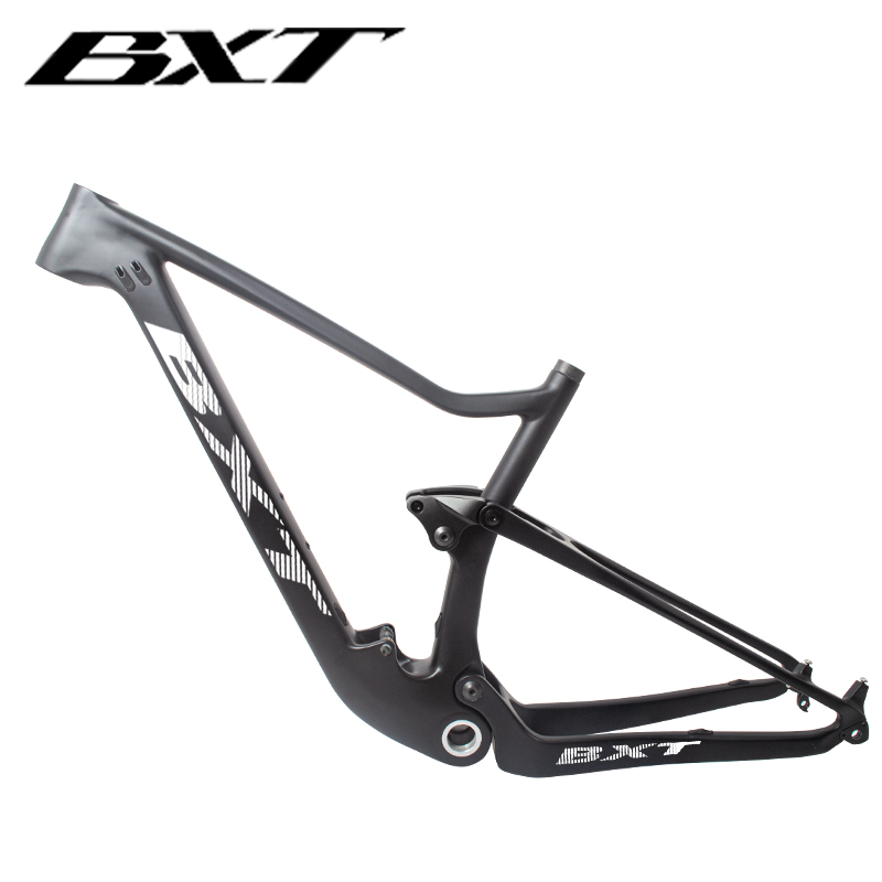 BXT полностью подвесная карбоновая рама для горного велосипеда 29er рама MTB 29 дюймов карбоновая рама для путешествий 100 мм