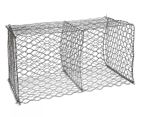 60x80 см Шестигранная плетеная габионная коррозионная защита оцинкованная Шестигранная плетеная габионная коробка, габионная Подпорная Стена
