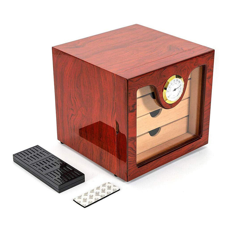 Коробка для сигар, Коробка Для Хранения Сигар с 4 ящиками, коробка для хранения, деревянная коробка, герметичный портсигар