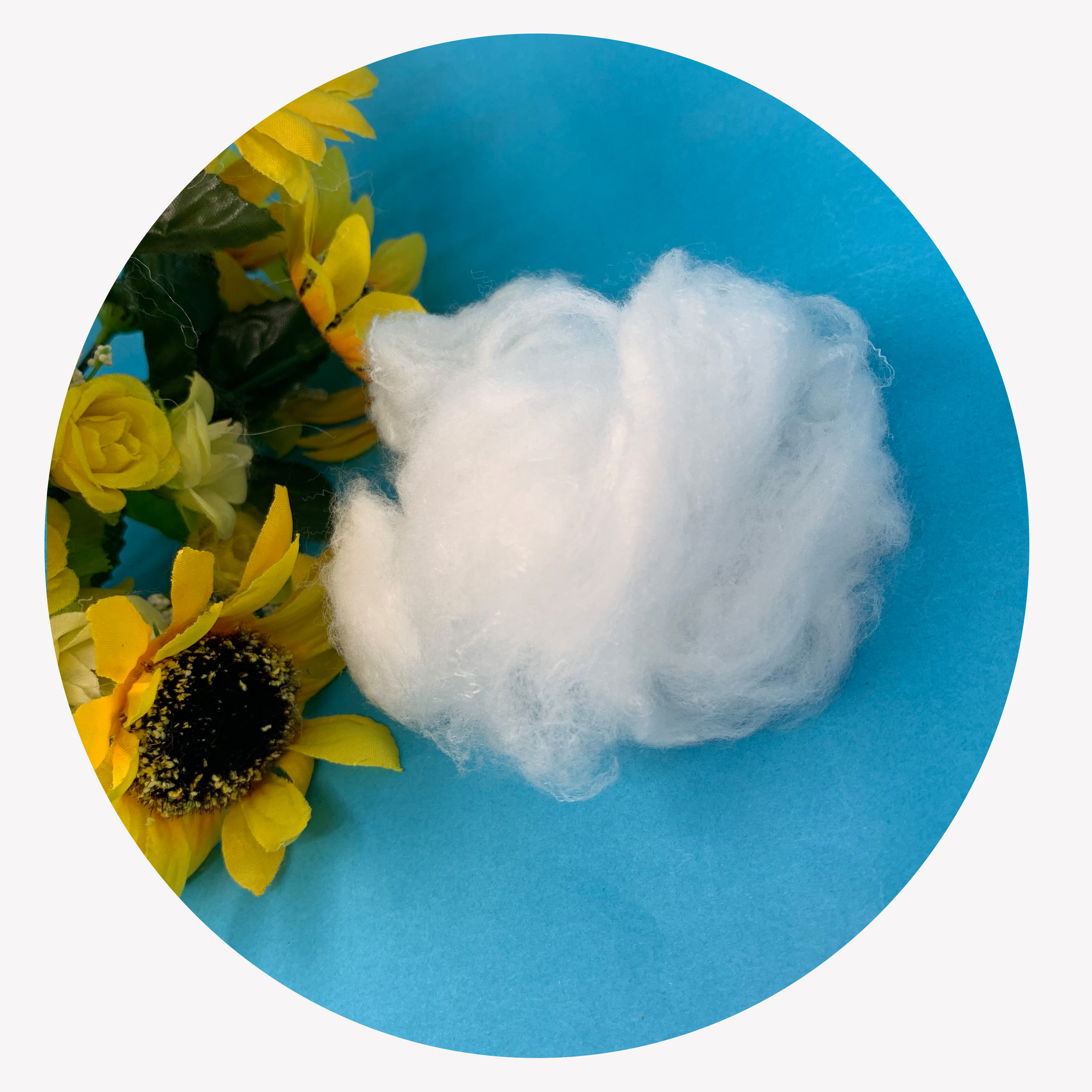 Stretch Cotton Fabric Blend Nylon Staple Fiber