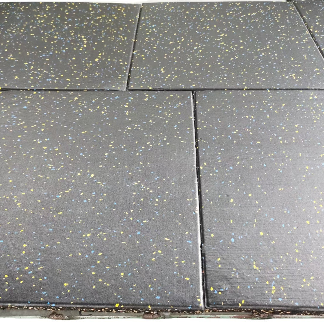 Eco-friendly rubber mat for commercial home fitness floor playground outdoor tennis court