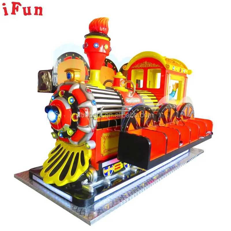Детский счастливый вращающийся поезд, комнатные аттракционы, наружное оборудование для парка развлечений, поезд Hero