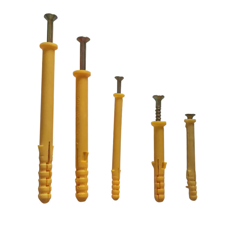 High Quality Nylon Plastic Wall Expansion Anchor Bolt With Screw Fasteners