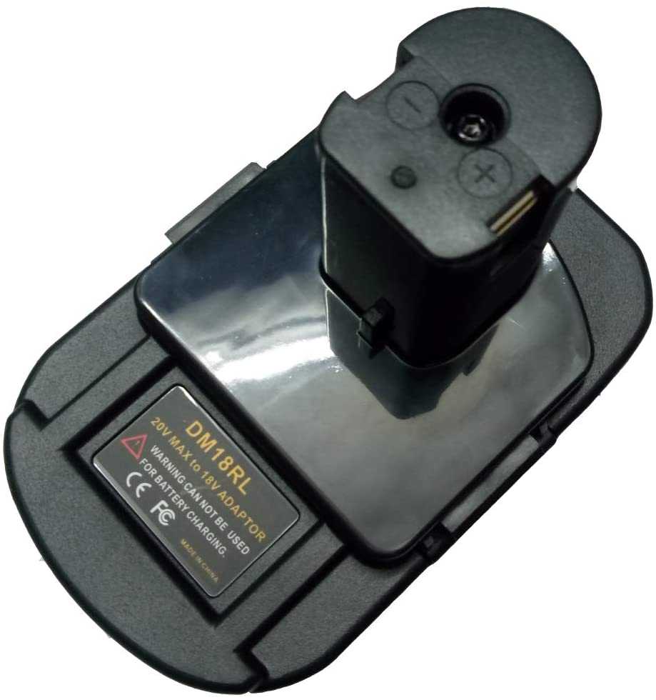 DM18RL Battery Adapter for Dewal for Milwauke 20V/18V Li-Ion Battery Convert to for Ryobi 18V P108 ABP1801 Battery