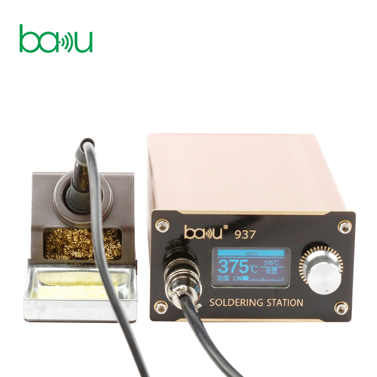 BAKU New Product mobile repairing machines phone ba-937 micro mini smd hot air soldering and desoldering station iron