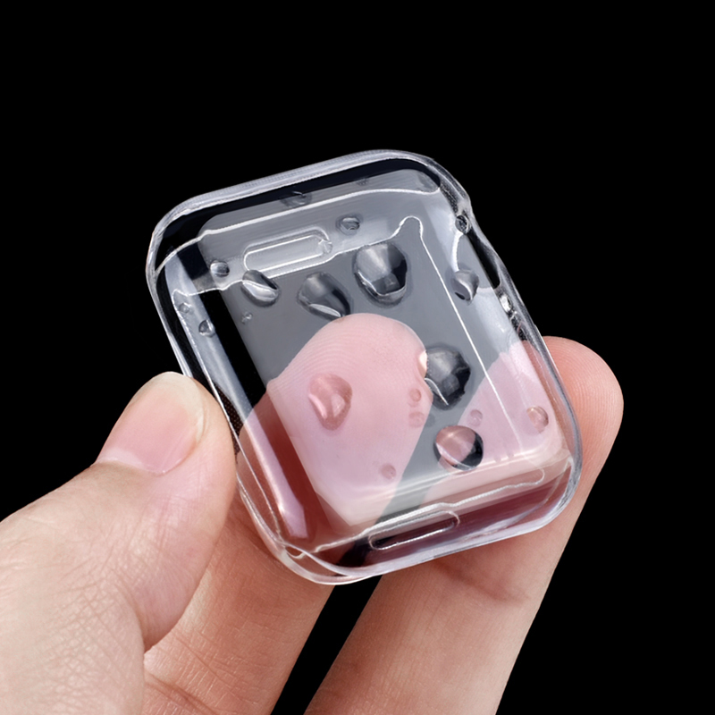Лидер продаж на Amazon, мягкий Ультратонкий Прозрачный чехол из ТПУ для Apple Watch, совместимый с Iwatch Series 5 4 3 2 1, защита экрана