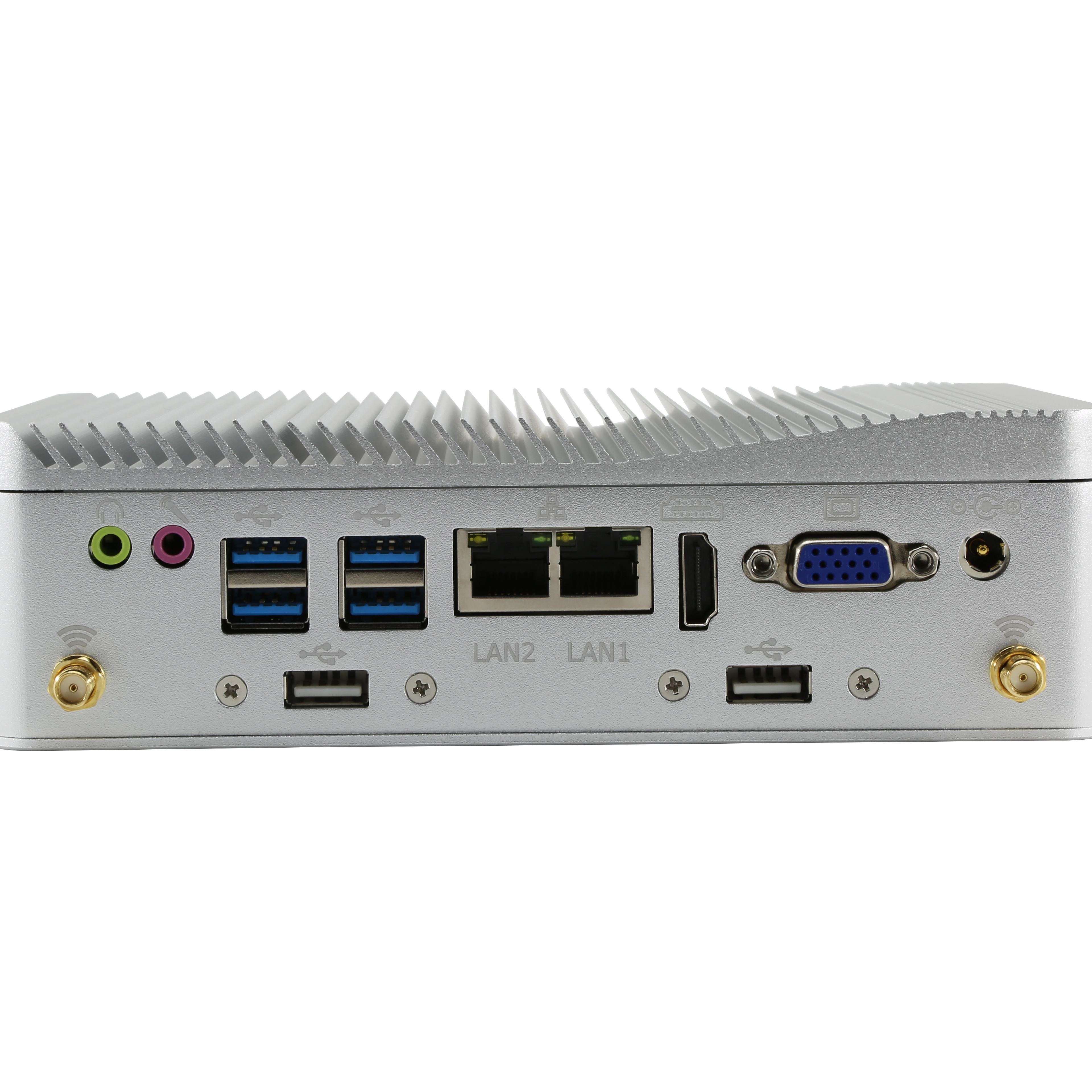 Безвентиляторный мини-ПК настольный компьютер J4125 J1900 6157U i3 i5 NUC мини-ПК с двойным RS232 Dual Lan промышленный компьютер