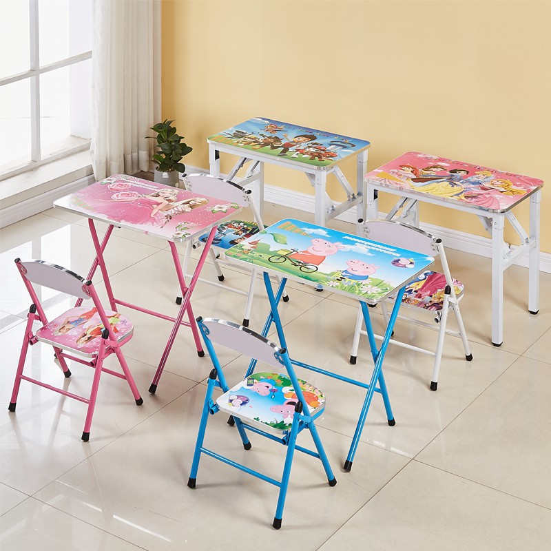 Colorful Elementary Metal School Desk With Single Seat And Chair For Classroom Use