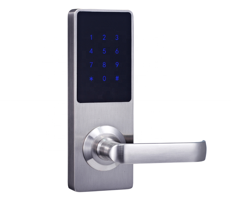 Tuya APP Zn alloy password key fingerprint identification smart door lock access control