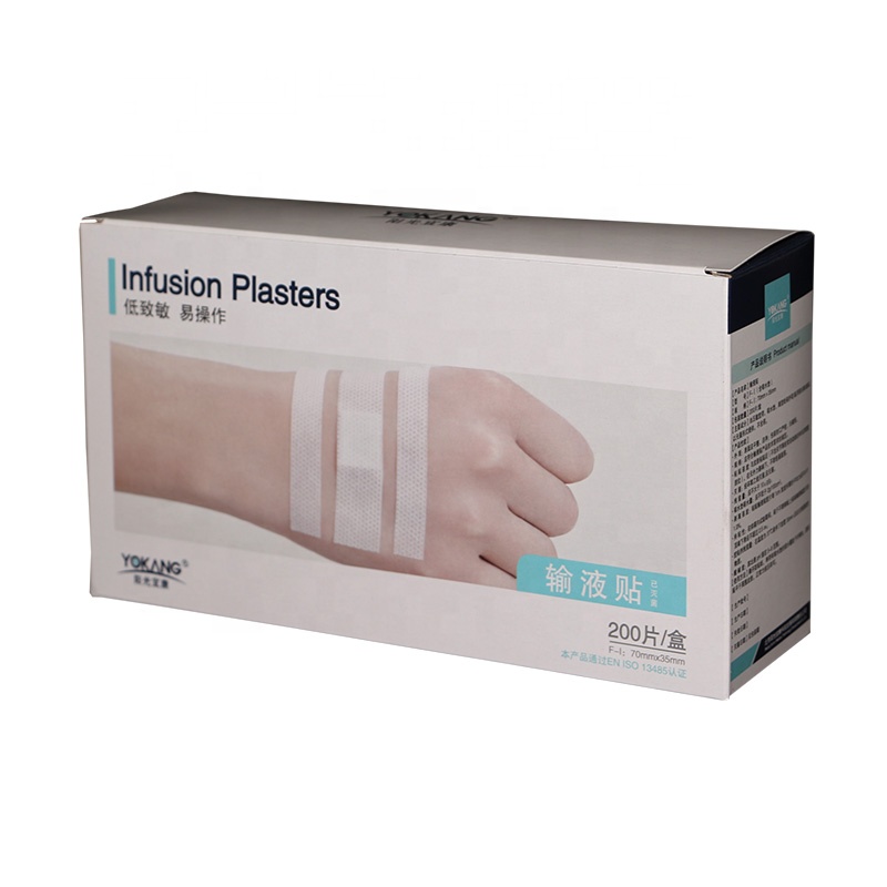 Medical Infusion Tube Fixation Patch Disposable Tape Infusion Plaster