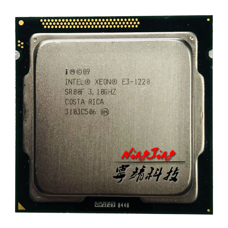 Intel Ксеон E3-1220 E3 1220 3,1 ГГц Quad-Core Quad-нить процессор Количество ядер процессора 8M 80 Вт LGA 1155