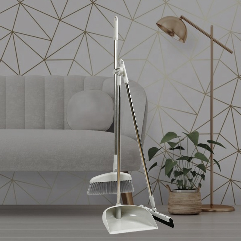 Manufacturers Wholesale Cleans Broom Dustpan Squeegee for Kitchen Office Lobby Floor Use Brooms & Dustpans