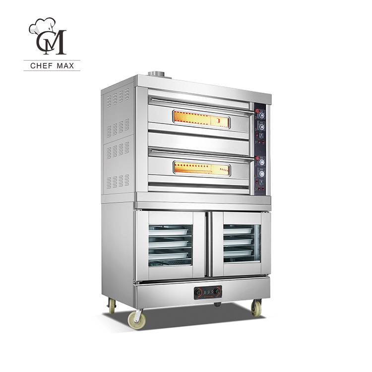 Industrial Custom Bakery Equipment Bread Gas Baking Oven with Dough Fermentation