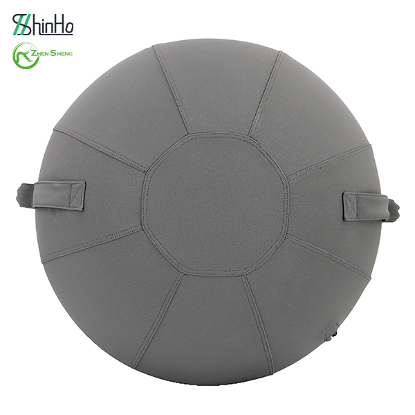 Zhensheng custom color yoga ball cover pu exercise ball cover