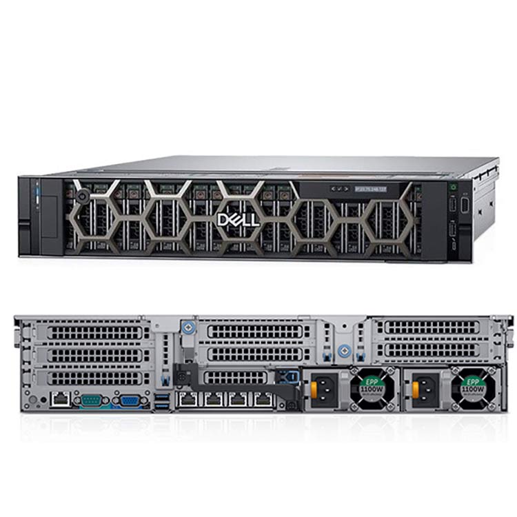 Poweredge R740 2U EMC Storage H330 Серебристая память 16 Гб 2TSAS 750 Вт Intel Xeon 3204 Настольный сервер