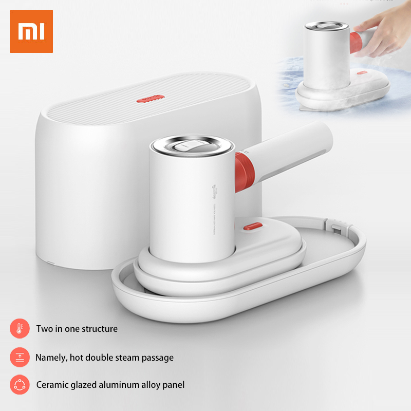 Xiaomi Deerma DEM-HS200, разные цвета, электроприборы 2 в 1 Многофункциональная портативная Паровая гладильная машина 1000 Вт 220 В 110 мл воды светло-коричневый