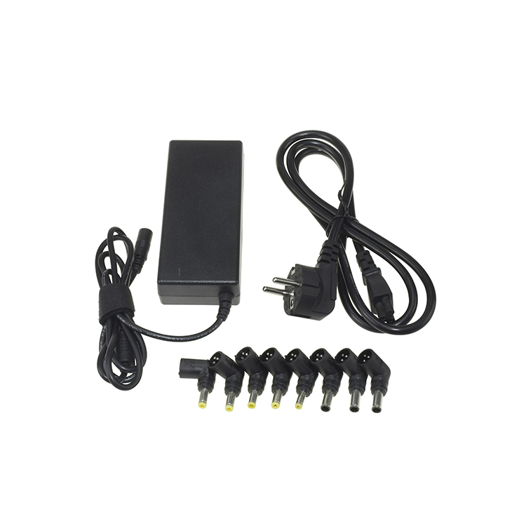 Automatic Universal Netbook Adapter 90W power supplies laptop adapter with 8/12/16/20/22 dc tips for different laptop