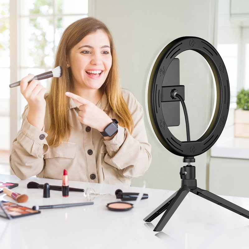 10 inch LED Ring Light for Makeup Photography Video